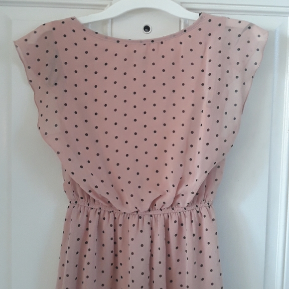 Small Sweet Storm Polka Dot Dress cream pink - Picture 6 of 8